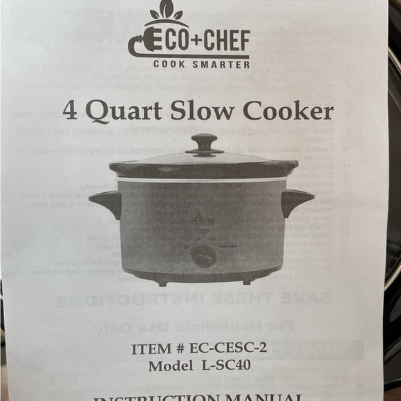 ECO+CHEF crockpot - Picture 2 of 6